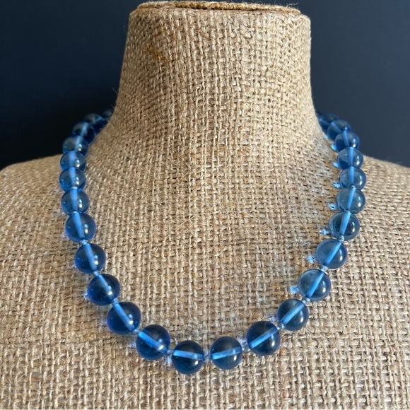 Vintage Chinese export Peking glass Beaded Necklace - Picture 2 of 8